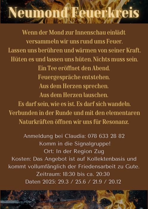 Neumond Feuerkreis 2025